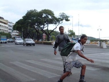 Tahitian Skaters