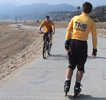 Dirk Skating the Santa Monica Beach Trail