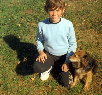 Gary With a Puppy