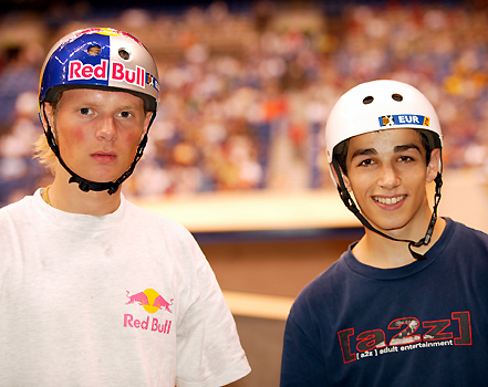 Sven Boekhorst and Stephane Alfano at the 2003 x games global championships